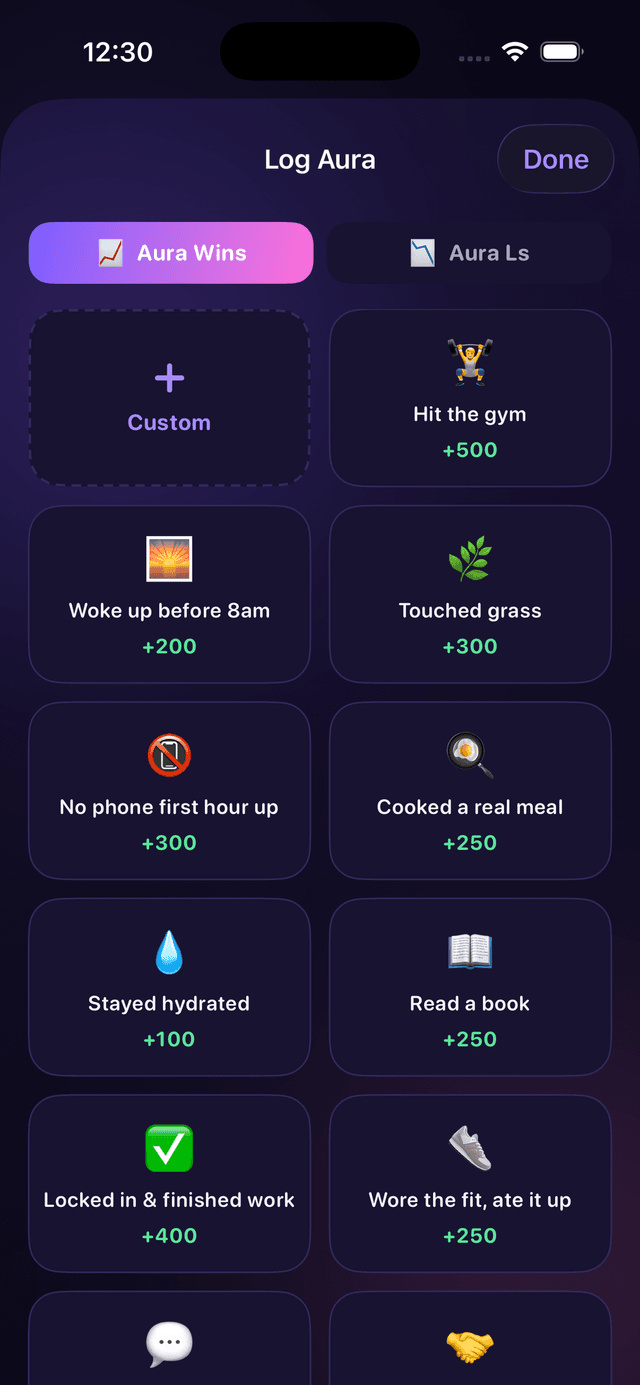 AuraFarm screenshot 2