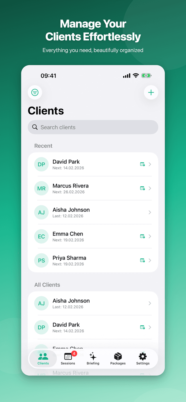 SessionKit screenshot 2