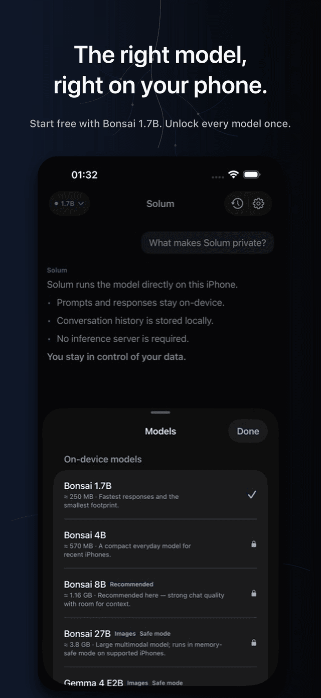 Solum — Private, Local AI screenshot 2