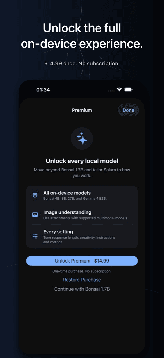 Solum — Private, Local AI screenshot 4